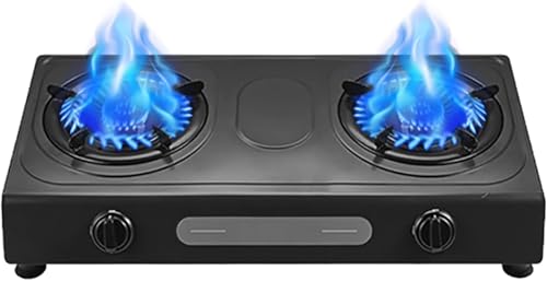 Estufa a gas de 2 puestos empotrable color plata