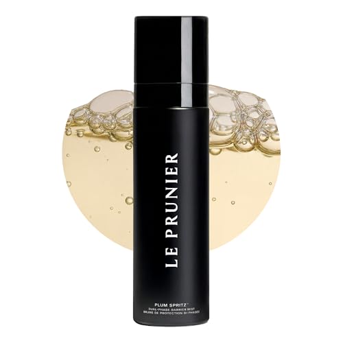 Le Prunier Plum Spritz Dual-Phase Barrier Mist Hydrating Face Mist with Plum Beauty Oil Hyaluronic Acid & Antioxidants for Radiant Glowing Skin Ultra Fine Makeup-Friendly Facial Spray