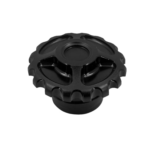 Bouchon de réservoir carburant ventilé noir pour moto Harley Davidson