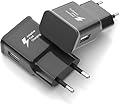 Newding 2 Pezzi Caricabatterie USB per Samsung Galaxy S10 S9 S8 A51, 15W Spina di Ricarica Rapida, Alimentatore Compatibile EP-TA200