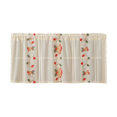 Folpus Mantel para el día de Navidad Xams, decoración de Mesa con Campana pequeña, Cubierta de Mesa Rectangular Creativa para Picnic, Fiestas en casa, Cena y