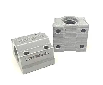 INVENTO 2pcs SC8UU 8mm Linear Motion block bearing, LM8UU bearing in 3D print Block For 3D Printer DIY
