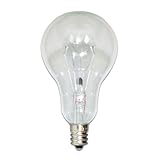 Bulbrite Incandescent A15 Candelabra Screw Base (E12) Light Bulb, 60 Watt, Clear