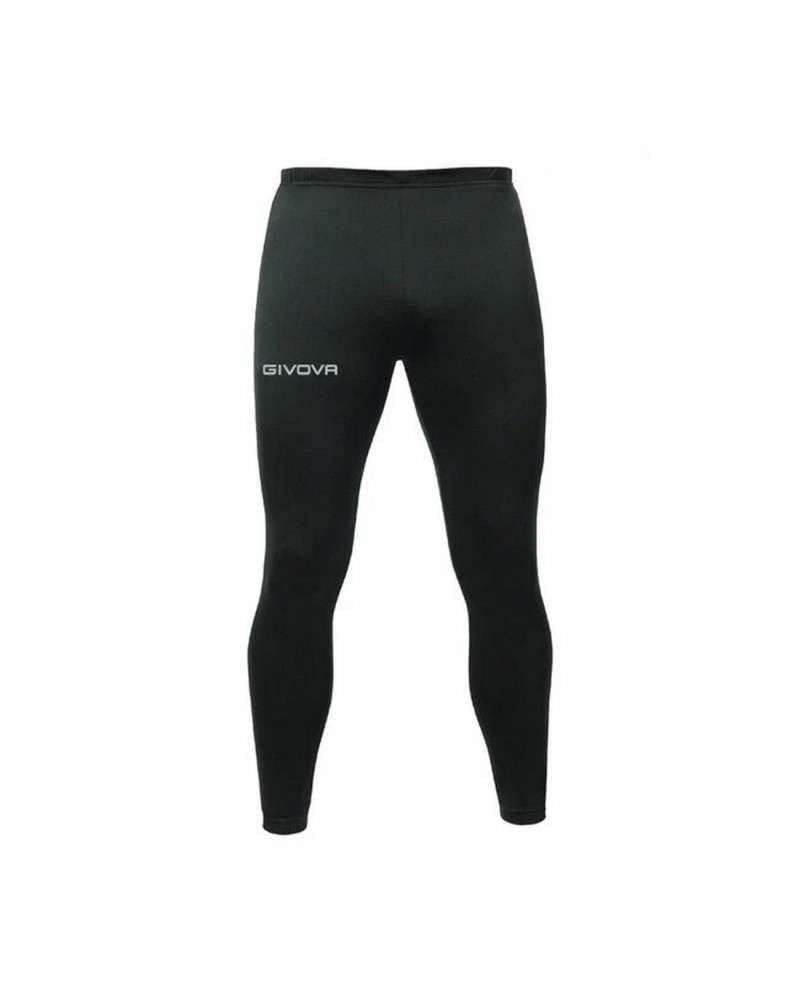 Givova Herren Slim Pants, Schwarz, L