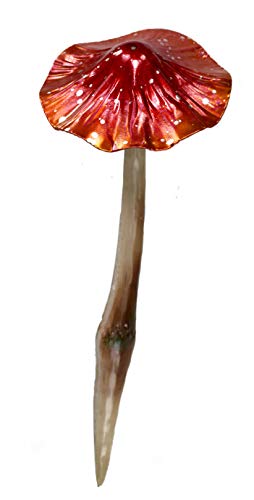 DARO DEKO Metall Garten-Stecker (1 Stück, Pilz 38cm)