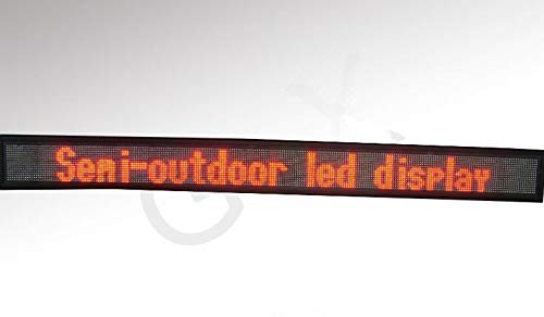 Panneau LED défilant rouge Gowe haute luminosité pour affichage de message mobile