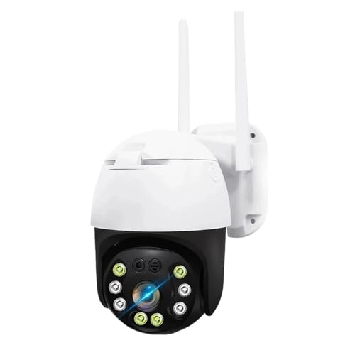 Camara Vigilancia, Cámara PTZ 4K de 8MP, detección Humana de 5MP, Audio bidireccional, visión Nocturna en Color, Seguimiento automático, cámaras de vigilancia,para la Seguridad del hogar(8MP Camera a