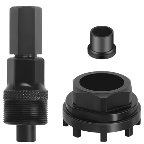 Kurbelabzieher Fahrrad Kurbelgarnitur, Fahrrad Lockring Tool, mit 1 Satz Kurbel Entferner Fahrrad, Fahrrad Tretlager Werkzeug Tretlager Abzieher, Kurbelarm Abzieher Kompakter, für Fahrräder Reparatur