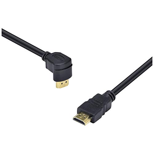 Cabo HDMI 2.0 4K Ultra HD 3D Conexão Ethernet com 01 Conector 90º, Vinik, 29248, 2 Metros