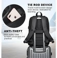 Red Lemon Swiss Cut Design 15.6 Inch Smart Laptop Backpack Bag With USB Charging Port, Anti Theft Pocket and Accessories Organiser for Men Women Boys Girls