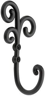 Franklin Brass 133072 Curlique Hook, Flat Black