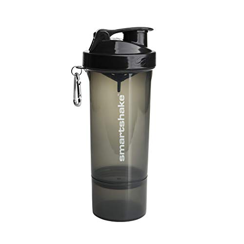 Smartshake SLIM, 17 oz Shaker Cup, Black (Packaging May Vary)