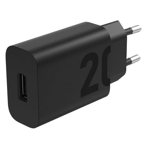 Lenovo Caricatore da parete USB-A da 20 W per tablet (ricarica rapida, protezione integrata contro sovratensioni, calore estremo e altri pericoli) - nero