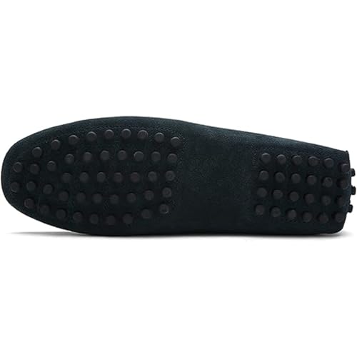 Men's Lightweight Loafers Classic Suede Leather Casual Slip-On Driving Party Shoes4
