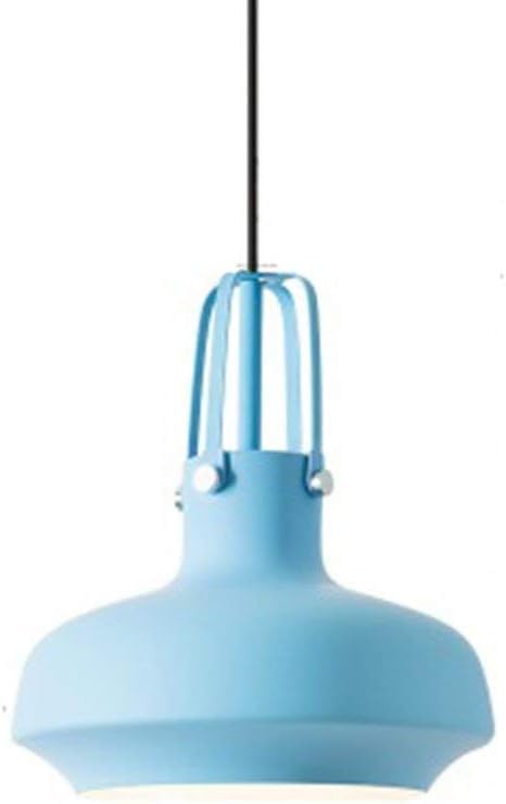 GWSHII Chandelier - - Style Restaurant Chandelier Simple Single-Head Wrought Iron Color Chandelier,D-Warm Light,Porch Lights