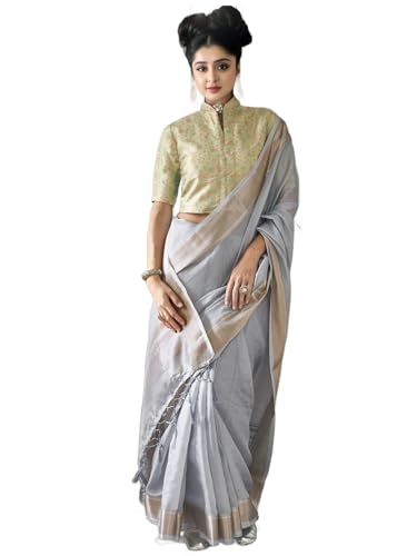 Image of SWORNOF Women's Patola silk saree for Patola festival Wedding silk with rich pallu Design sarees for women with blouse piece