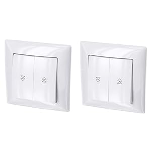 Adakat G1 Jalousietaster 2er Pack Reinweiß