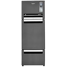 Whirlpool 240 L Frost-Free Multi-Door Refrigerator (FP 263D PROTTON ROY, Steel Onyx)