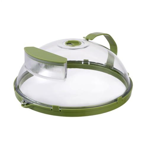 Cubierta de alimentos para microondas, cubierta de salpicaduras de microondas para alimentos, tapa de microondas con depósito de agua, protector de salpicaduras y colador de cocina, tapas