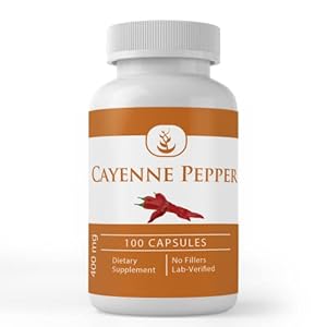 Pure Original Ingredients Cayenne Pepper, (100 Capsules) Always Pure, No Additives Or Fillers, Lab Verified