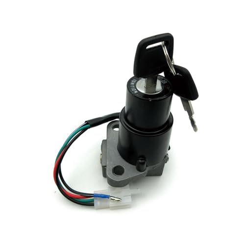 QPQXZCV 1 Juego Interruptor Encendido Motocicleta Cerraduras Asiento Llave Tapa Tanque De Combustible para Yamaha TZR125 TZM150 TZR150 TDM850 TZR TZM TDM 125 150 850(Ignition Switch Lock)