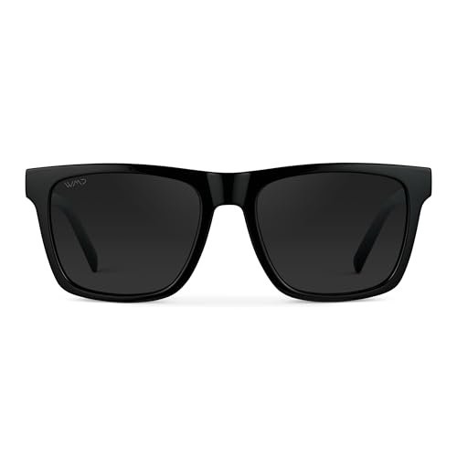 WMP Eyewear - Modern Square Sunglasses for Men, Lightweight Acetate, Polarized Lenses, 100% UVA/UVB Protection2