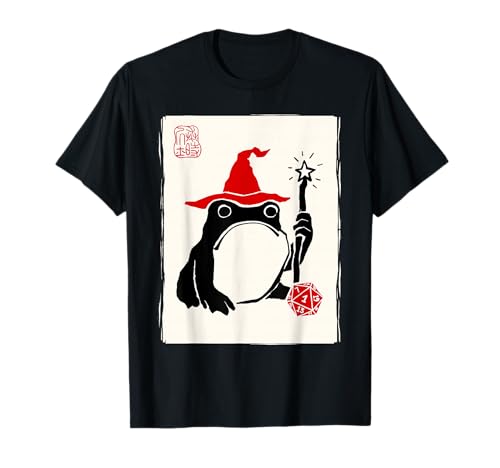 NAT 1 DND Board Games Men Women Kids Funny Japanese Frog T-Shirt