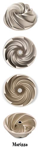 Guardini Sweet Magic, Stampo Marissa 24cm, per realizzare torte creative, Alluminio Pressofuso, Colore silver/champagne