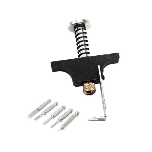 Propeller Puller Aluminum Alloy Removal Tool Props Remover with Replacement Ejector Pins for RC FPV Drone BetaFPV Air65 75 (Black)