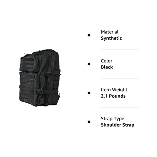 Osage River Fishing Tackle Backpack With Fishing Rod Holder, Large Fishing Tackle Bag For Tackle Trays, Tackle Box Backpack For Bass Fishing Camping Traveling Hunting, Black #TOP7