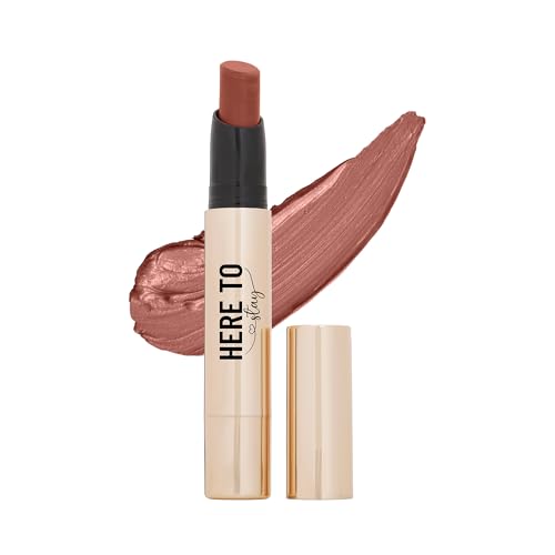 Image of Swiss Beauty Select Here To Stay Lip Crayon | Velvety-Matte Finish | 12-Hour Stay | Enriched With Vitamin E | Retractable Packaging | Smooth Glide | 12 Gorgeous Shades | 2.5g, Shade- 1. Cool Caramel
