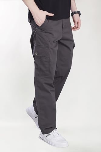 Image of DIVISIVE Men's Loose Baggy Fit Cotton Cargo Pants