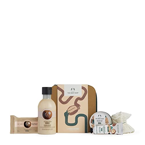 The Body Shop Lather & Slather Shea Body Care Gift Set, for Dry Skin, Vegan The Body Shop Lather & Slather Shea Body Care Gift Set, for Dry Skin, Vegan