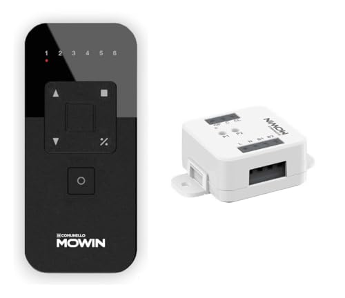 Api Centralina modulo radio e wi-fi con Telecomando- radiocomando a 6 CANALI con APP per cellulare universale serrande, saracinesca, motore avvolgibili, tapparella tubolare, Tende.