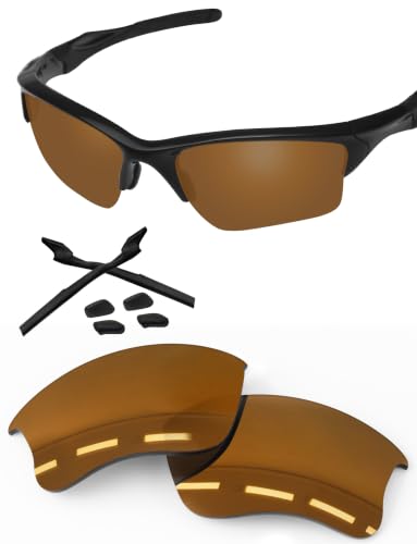Image of 1.6MM Polarized Replacement Lenses & Rubber Kits for Oakley Half Jacket Family Sunglasses
