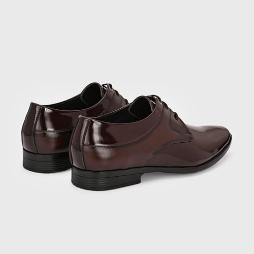 Image of Centrino Men's Formal Lace-Up Shoes | Soft & Comfortable Formal Shoe| Stylish-Looking Footwear (9358)
