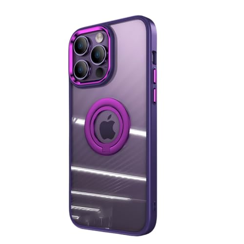 Couverture rigide acrylique antichoc pour iPhone 14 Pro Max Violet