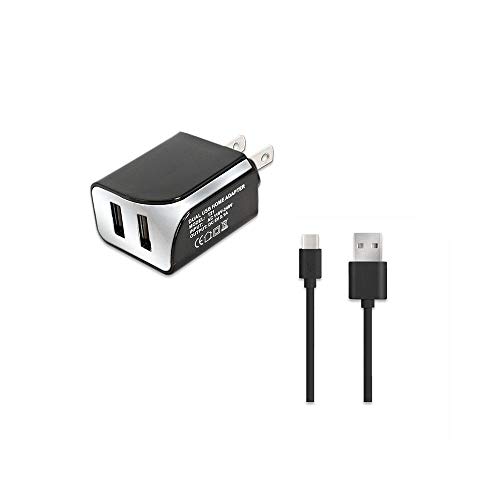 JNSupplier High Speed USB Data Cable Cord & AC Power Charger Adapter for Samsung Galaxy Tab Pro S 12'' SM-W700 12-Inch