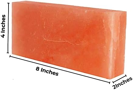 Himalayan Salt Block Bricks Bulk 8x4x2 for Building Spa, Sauna, Home Décor and Salt Wall (100)