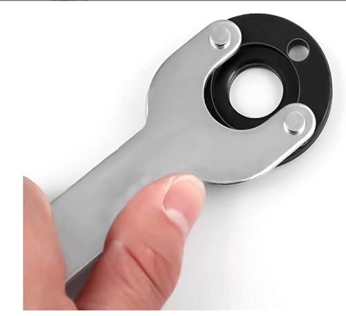 3Pcs Grinder Flange Angle Wrench Spanner Metal Lock Nut For Compatible With Dewalt Milwaukee Makita 193465-4 Bosch Black & Decker Ryobi 4.5" 5" 5/8-11 #TOP3