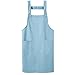 Strona główna Fartuch Bawełna Kuchnia Fartuch Kosmetyczka Przedszkole Praca Ubrania Restauracja Kwiat Sztuki Malarstwo Kawa Milka Fartuch (Color : Blue, Size : OneSize)