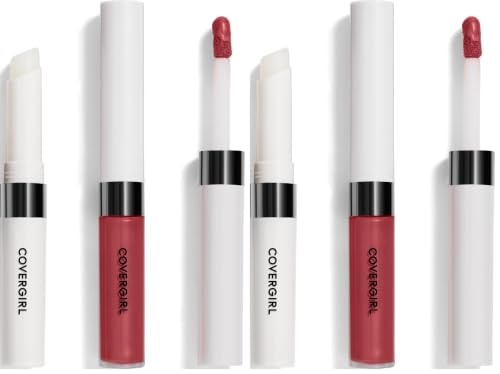 Image of COVERGIRL Outlast All-Day Lip Color With Topcoat, Brazen Raisin (Pack of 2)
