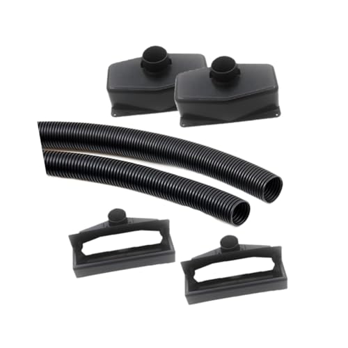 rockible Foosball Ball Collecting Box Set with Corrugated Tubes Container Storage Tray Return Case Table Football Collection Box