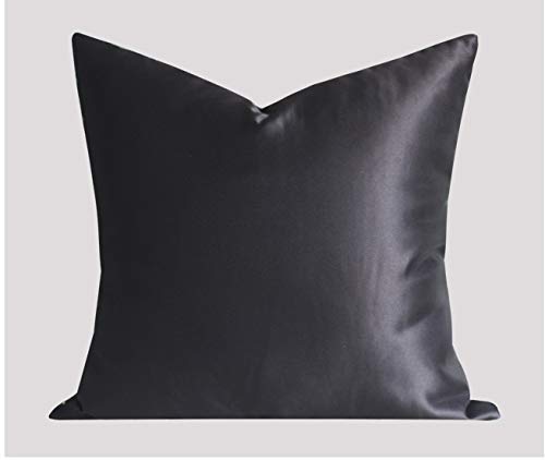 Fundas de Cojín Decorativa Línea de Oro Bordado Dormitorio Sofá Decorado Funda de Almohada Cuadrada A 45 * 45 cm (Incluye Relleno)