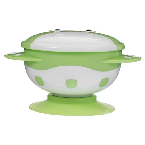 Milisten Suction Cup Bowl for Boys and Girls Animal Pattern Strong Grip Microwave Boil Safe Dishwasher Friendly Baby Feeding