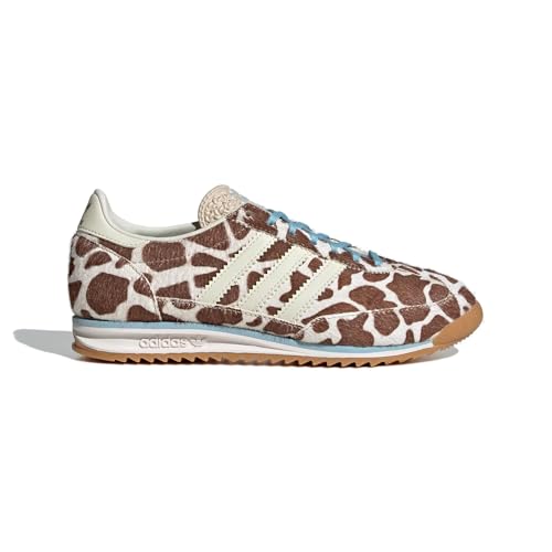 Adidas SL 72 OG femme imprimé léopard baskets retro en cuir suédé
