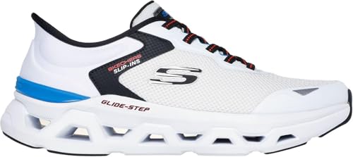 Skechers - Mens Glide-Step Altus - Turn Out Slip On Shoes, Color White/Multi, Size: 7 W US4