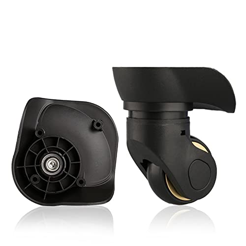 Luggage Wheels,Universal Luggage Casters,1 Pair Luggage Wheel Replacement Spare Spinner Caster for Suitcase Wheel Repair (W048)