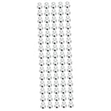 BESPORTBLE 150pcs Stainless Steel Inline Skate Shafts Gaskets Roller Skate Side Plugs Replacement for