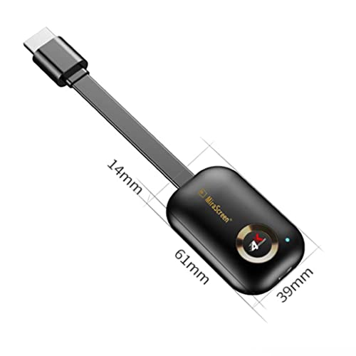 Image of HEAVENGLOW 4K Wireless Display Dongle Streaming Device HDMI TV Stick Screen Mirroring Adapter 5G WiFi AirPlay Miracast DLNA for Android iOS Windows Mac